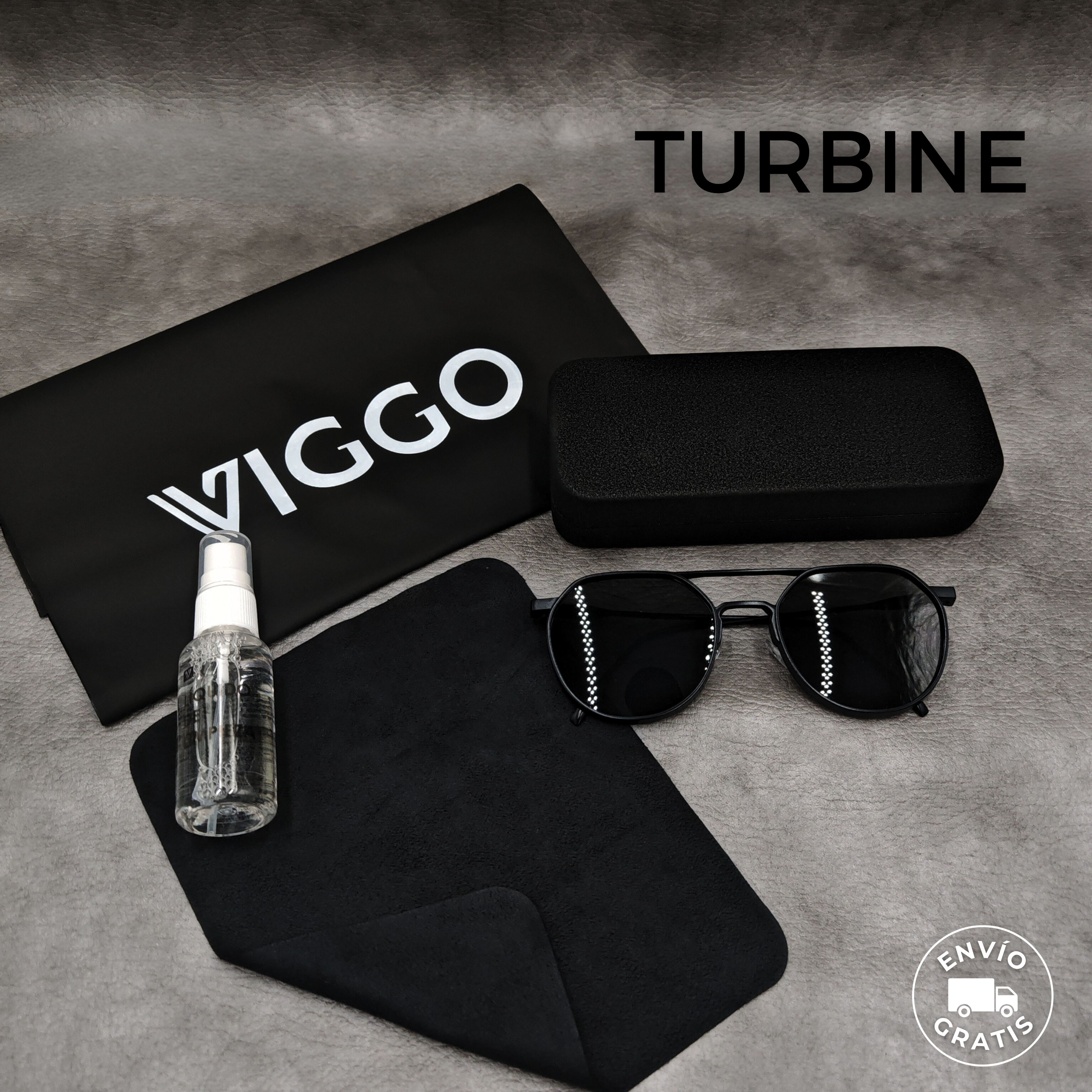 Gafas Modelo Turbine + uv400 + Accesorios + Garantía 01 año.