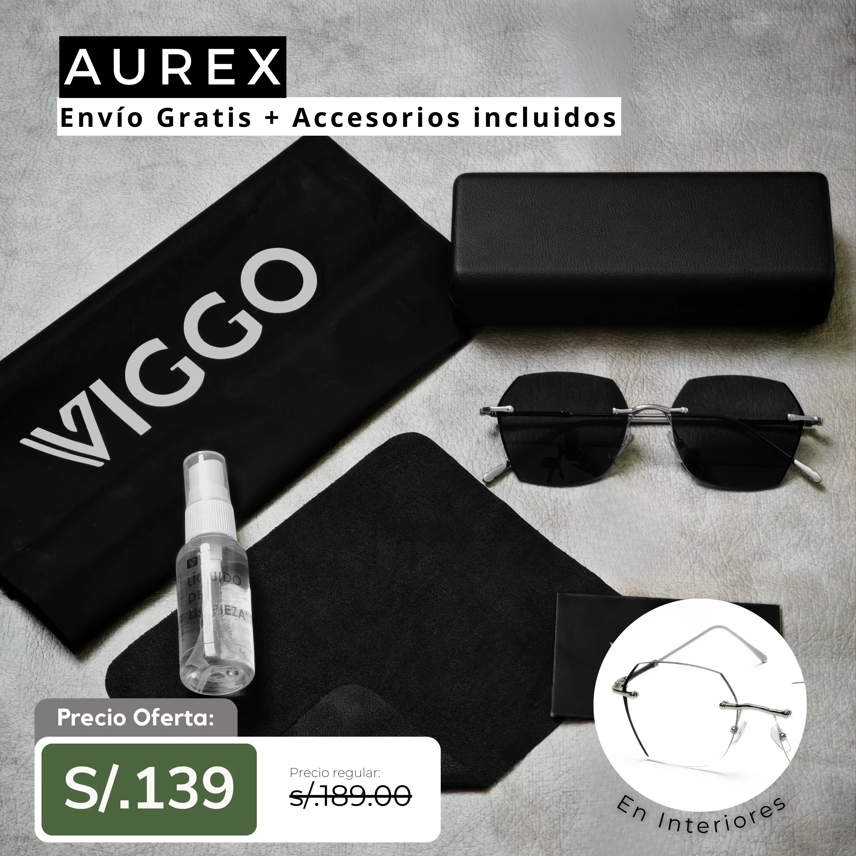 Gafas Modelo Aurex + Fotocromatico + Blue Protect + uv400 + Accesorios + Garantía 01 año.