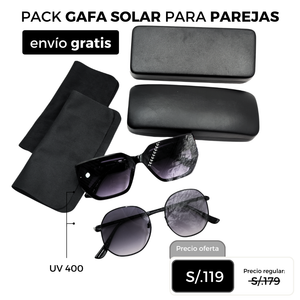 Pack Solar 2x1 Para parejas (Edición San Valentín)-